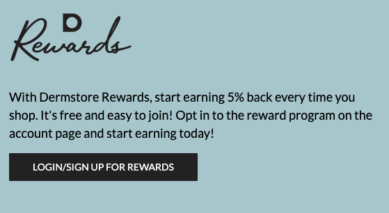 D rewards join and sign up screenshot page