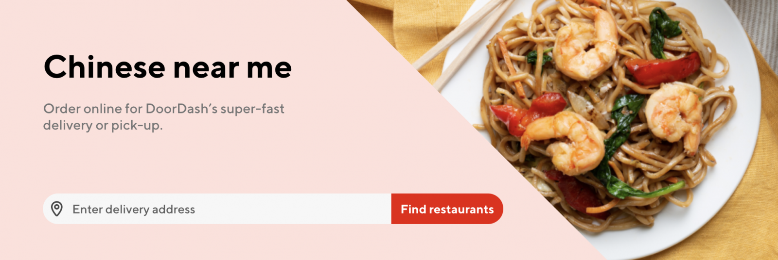 Save on Chinese takeout with a DoorDash free delivery coupon. 