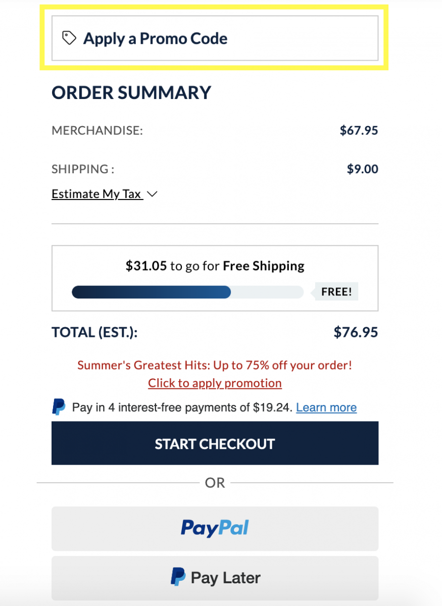 Apply a Lands' End coupon to save on your order
