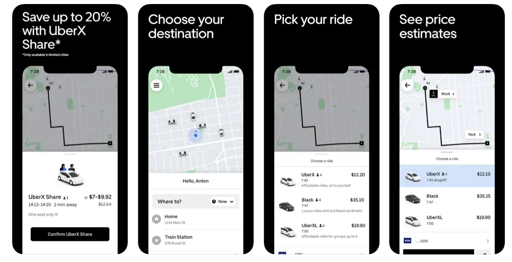 How to save using the Uber app