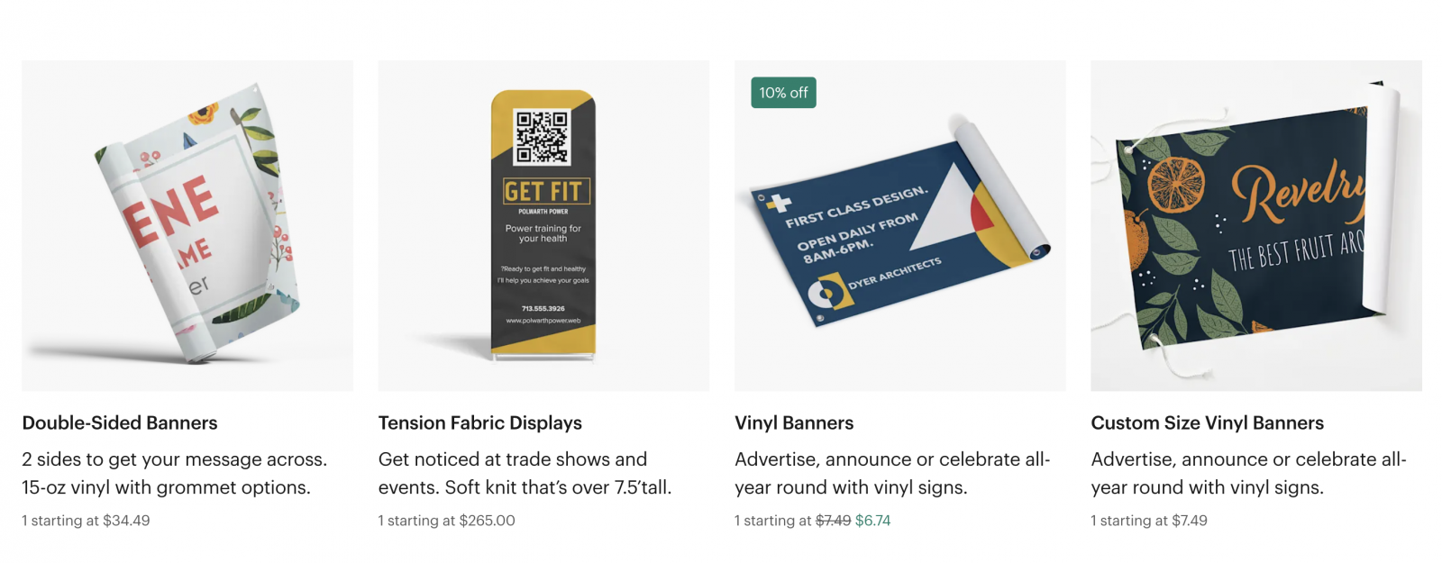 Save on custom banners and signs with Vistarprint promotion codes. 