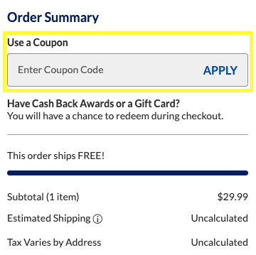 Save on the Vitamin Shoppe website by redeeming a coupon code at checkout